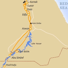 Nile & Lake Nasser Cruise Tour/Itinerary
